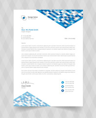 Canvas Print - Modern business letterhead in abstract design