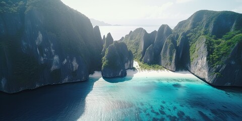 Sticker - Maya Bay, phi phi island