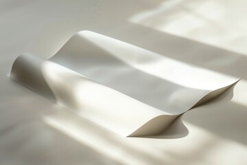 Poster - A piece of paper on a table, suitable for office or education concepts