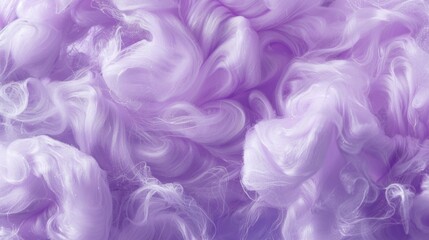 Poster - Detailed close up of a pile of purple wool, perfect for textile backgrounds