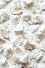 Poster - Close up of white shells, perfect for beach themed designs