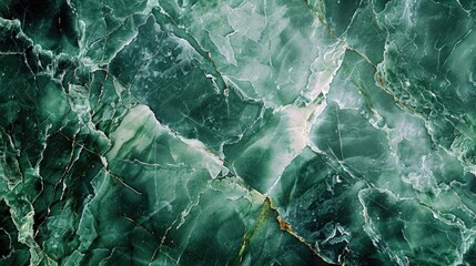 Poster - Detailed shot of a green marble surface, perfect for backgrounds or textures