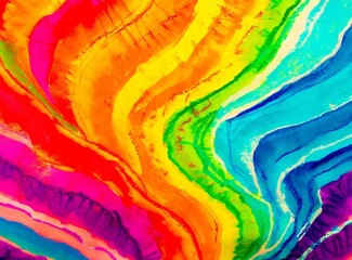 Multicolored rainbow psychedelic wallpaper