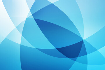 Poster - Abstract light background pattern with blue glowing shapes. Modern blue abstract curves presentation backdrop
