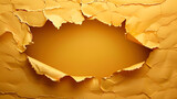 Fototapeta Tulipany -  Golden Torn Paper Background Template