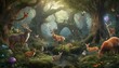 Whimsical Enchanted Forest With Talking Animals A Upscaled 2