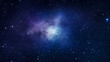 Cosmic starry sky background, nebula space