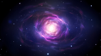 Wall Mural - Stunning illustration of nebula sparkling in the night sky
