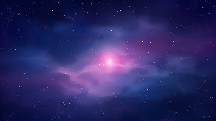 Wall Mural - Stunning illustration of nebula sparkling in the night sky