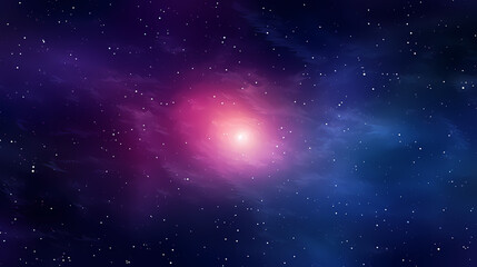 Wall Mural - Stunning illustration of nebula sparkling in the night sky