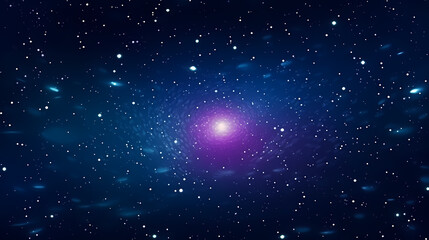 Wall Mural - Stunning illustration of nebula sparkling in the night sky