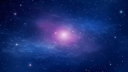 Wall Mural - Stunning illustration of nebula sparkling in the night sky