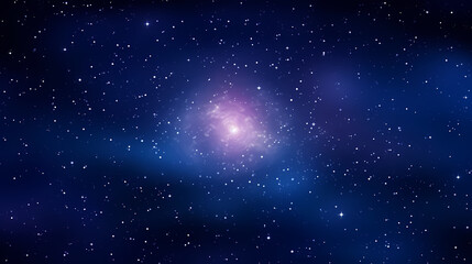 Wall Mural - Stunning illustration of nebula sparkling in the night sky