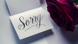 Sincere Apology: Words of Regret