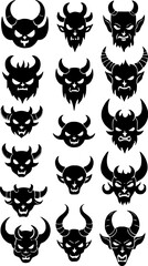 Canvas Print - set of evil head