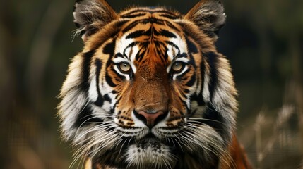 Wall Mural - Future Outlook: The future of the tiger depends on our ability to address the threats they face and promote peaceful coexistence