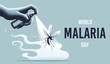 world malaria day vector design