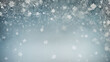 冬と、雪の結晶のイメージ