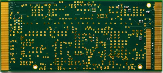 Poster - Electronic computer hardware circuitry  technological background of circuit board