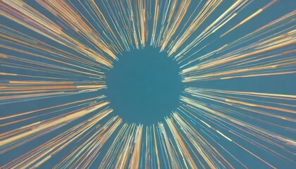 Wall Mural - abstract circular speed background centric motion of star trails starburst dynamic lines or rays 3d rendering