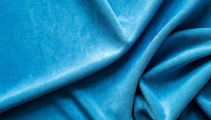 Sticker - light blue velvet fabric texture used as background empty light blue fabric background of soft and smooth textile material there is space for text