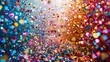 glittering colourful confetti falling down party background concept for holiday celebration new year s eve or jubilee 