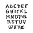 © Igorideas - Vector hand drawn alphabet font