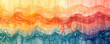 Rainbow abstract watercolor background with stripes and dots.