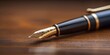 Pen Signing Decisive Document for Important Business Decision