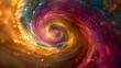 a cosmic hypnotic swirl