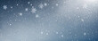Snow overlay, snowfall snowflakes flying, winter weather background, wide banner size colorful background