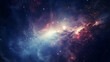 Abstract space background  science fiction wallpaper.
