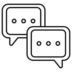 Sticker - conversation bubble icon