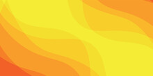 Fluid Yellow Gradient Shapes Composition. For Presentation Design. Vermilion Base For Website, Print, Base For Banners, Wallpapers, Business Cards, Brochure, Banner, Calendar. Eps 10