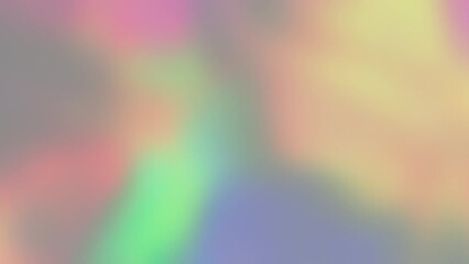 Wall Mural - looped animated abstract background of colorful light reflections