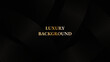 Elegant Black Luxury background concept with dark gold line circles and glitter pattern