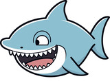 Fototapeta Pokój dzieciecy - Silent Majesty Intriguing Shark Vector Illustration