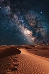 Poster - A beautiful night sky filled with twinkling stars. Perfect for backgrounds or astronomy-themed designs