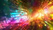 Energetic Light Rays: Abstract Vibrant Background Graphic