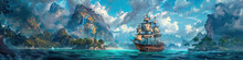 Nautical Adventure Cruise: Sail Away On An Oceanic Voyage Filled With Pirates, Mermaids, And Treasure