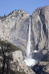 Poster - Yosemite Falls in winter