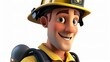 Firefighter Sam is a brave and strong firefighter who is always ready to help people in need.