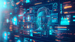 © Noppakun - Futuristic Facial Recognition Interface Technology