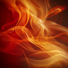 Wall Mural - abstract background with gold and red smoke