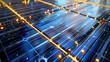 Close-Up Shots of Solar Cells and Panels Showcasing Photovoltaic Technology