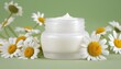 Facial cream moisturizer jar