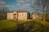Fototapeta Kuchnia - Palace in the village of Nawra, Poland.