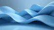 3D rendering of a blue wavy surface. The image is abstract and has a futuristic feel.