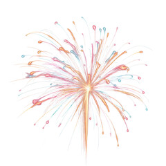 firework isolate PNG transparent background