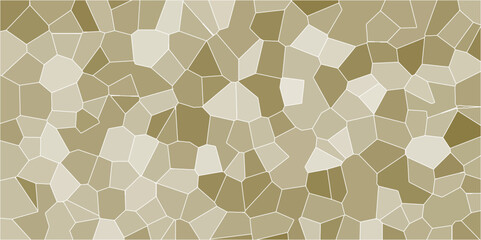 Poster - Multicolor Broken Stained Glass Background with white lines. Aqua texture Geometric Modern creative background. Geometric Retro tiles pattern.	
